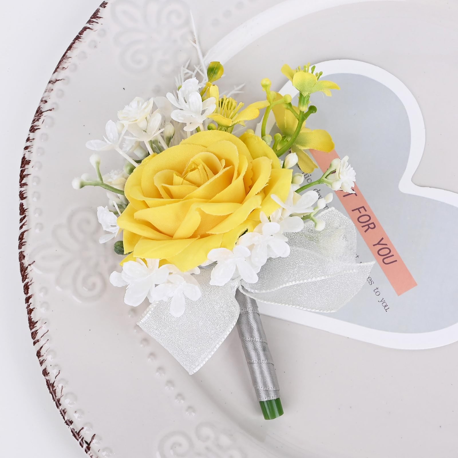 Corsage and Boutonniere Set for Wedding Prom Party Homecoming Celebration Art…