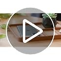 Nordik Set of 4 Desk Plants – Geometric Round Black Pots – Perfect for Bathroom,