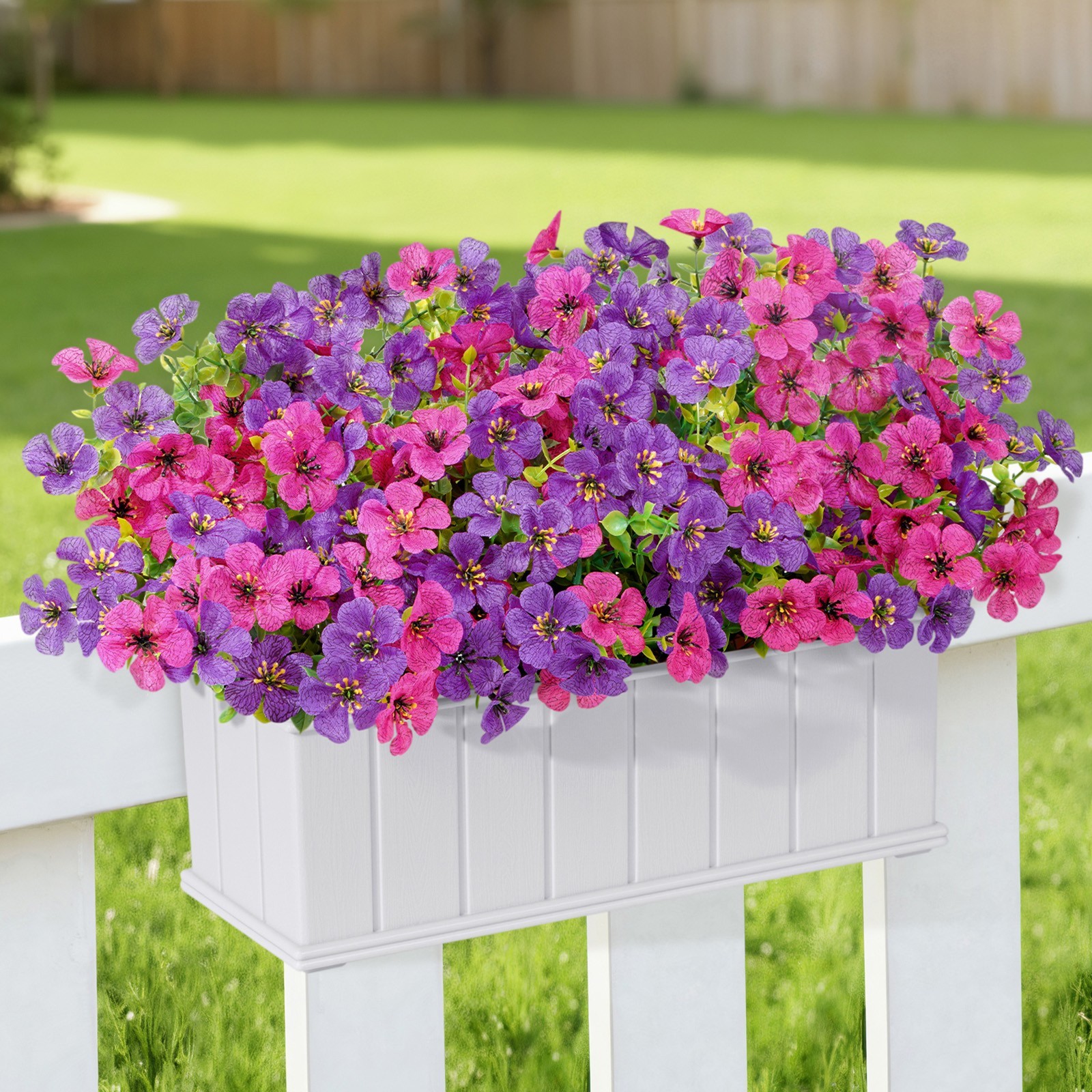 Lifewit Artificial Flowers for Outdoor Indoor for Home Garden Decor