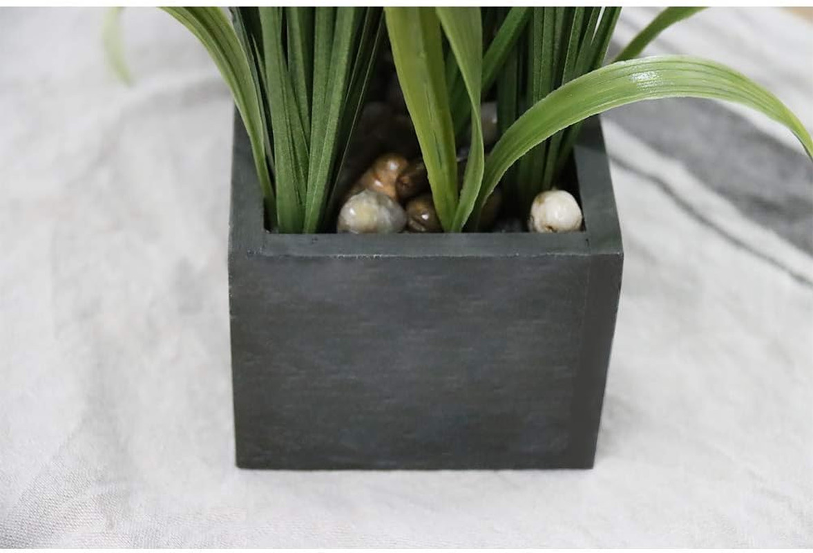 22″ Artificial Plants for Indoor Garden Decor – Lifelike Fake Grass