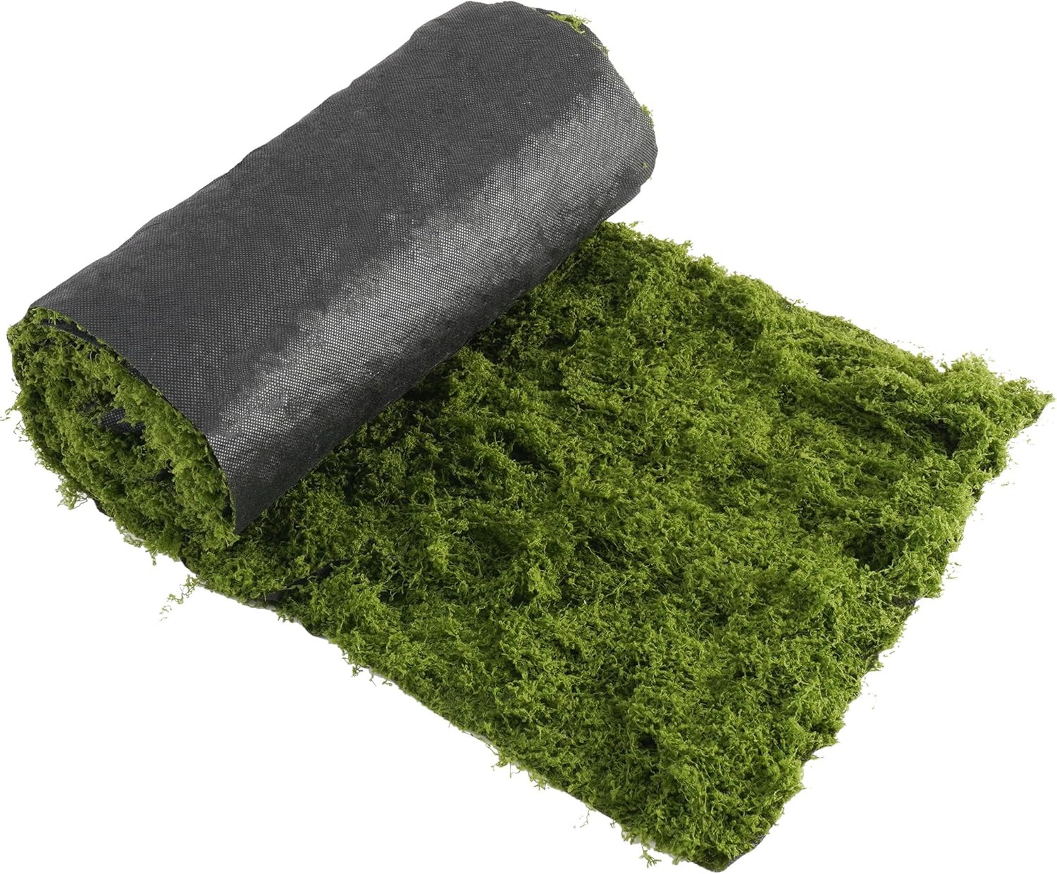 Fake Moss Mat Artificial Moss Roll – 12″ x 71″Cloud Soft Feel Moss Table Runner