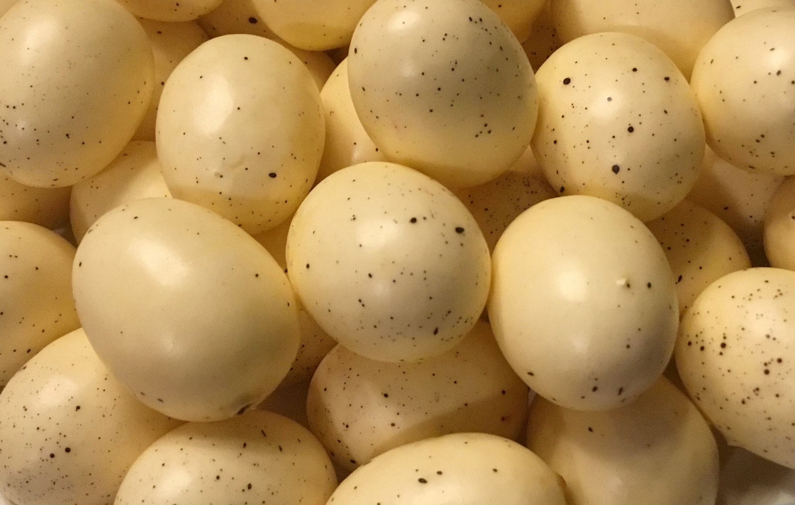 Set Of 20 Yellow Speckled Bird Eggs 1” Faux Bird Eggs Bird Nest
