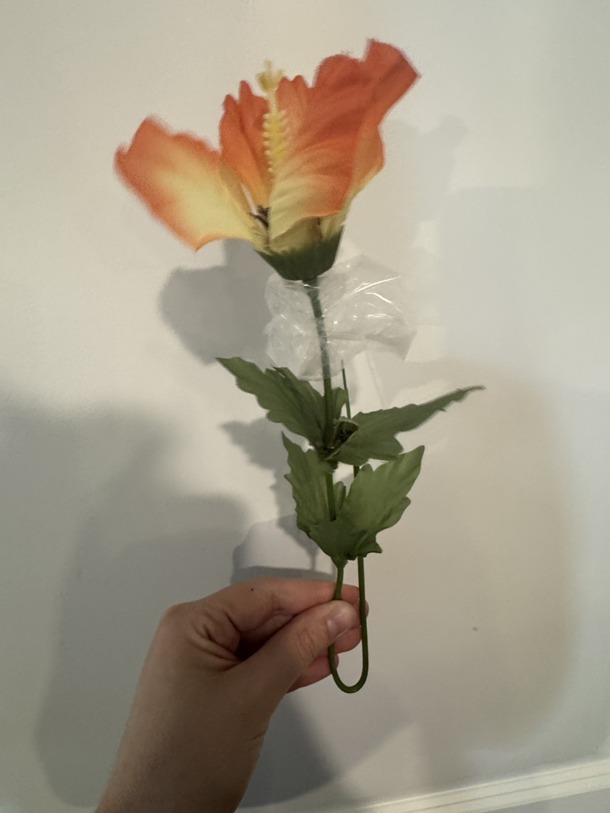 Bright Pink Yellow Hibiscus Silk Flower with Stem – Super Silks Inarco Vintage