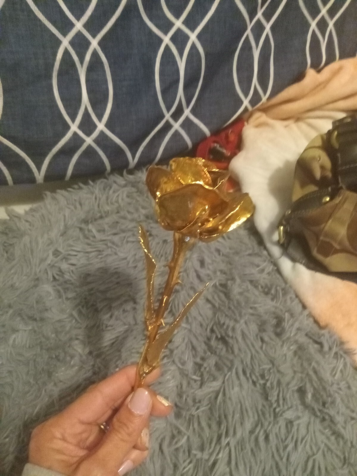 Forever Rose, a Genuine, One of a Kind, Real Rose, Hand Dipped in 24K Gold to…