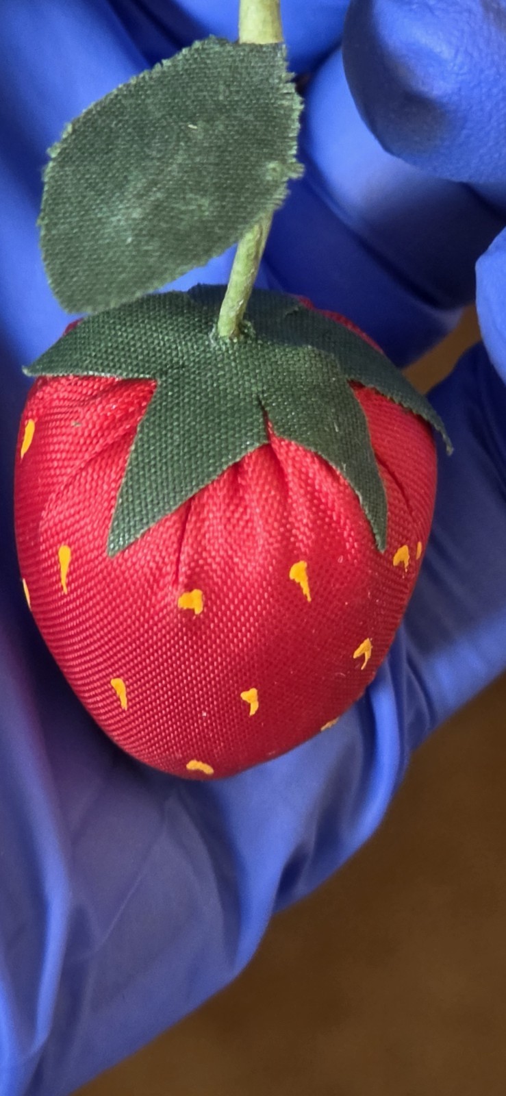 stuffed Fabric Fruits Assortment and Maple velvet Leaves, Multicolor.