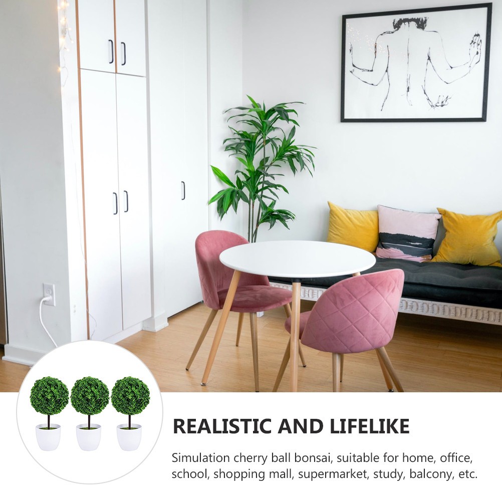 Potted Fake Plants Desktop Potted Plants Artificial Greenery Plants