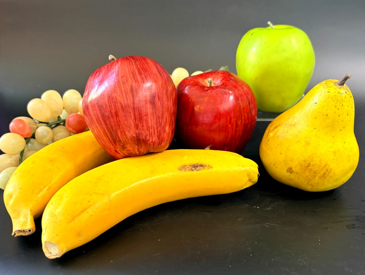 Modern Decorative Faux Fruit Set Realistic Kitchen Table Centerpiece Bowl Filler