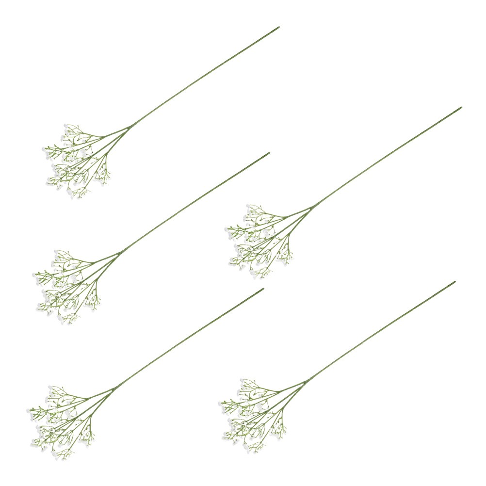 5 Pcs False Baby’s Breath Mini Artificial Flowers Small Silk Ornaments