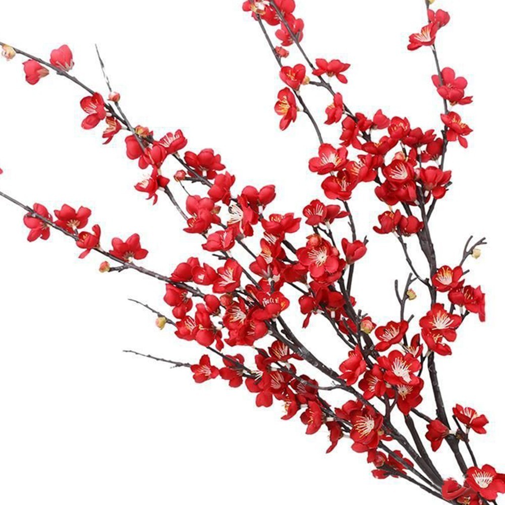 1Bunch Artificial Flower Simulated Wintersweet Flower Chinese Style Wedding Deco