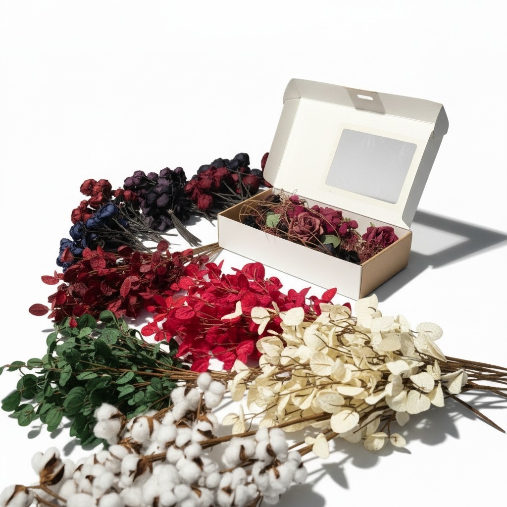 Huge Bundle Of Brand New Beautiful Mixed Faux Roses, Eucalyptus Etc Over 50 Pcs!