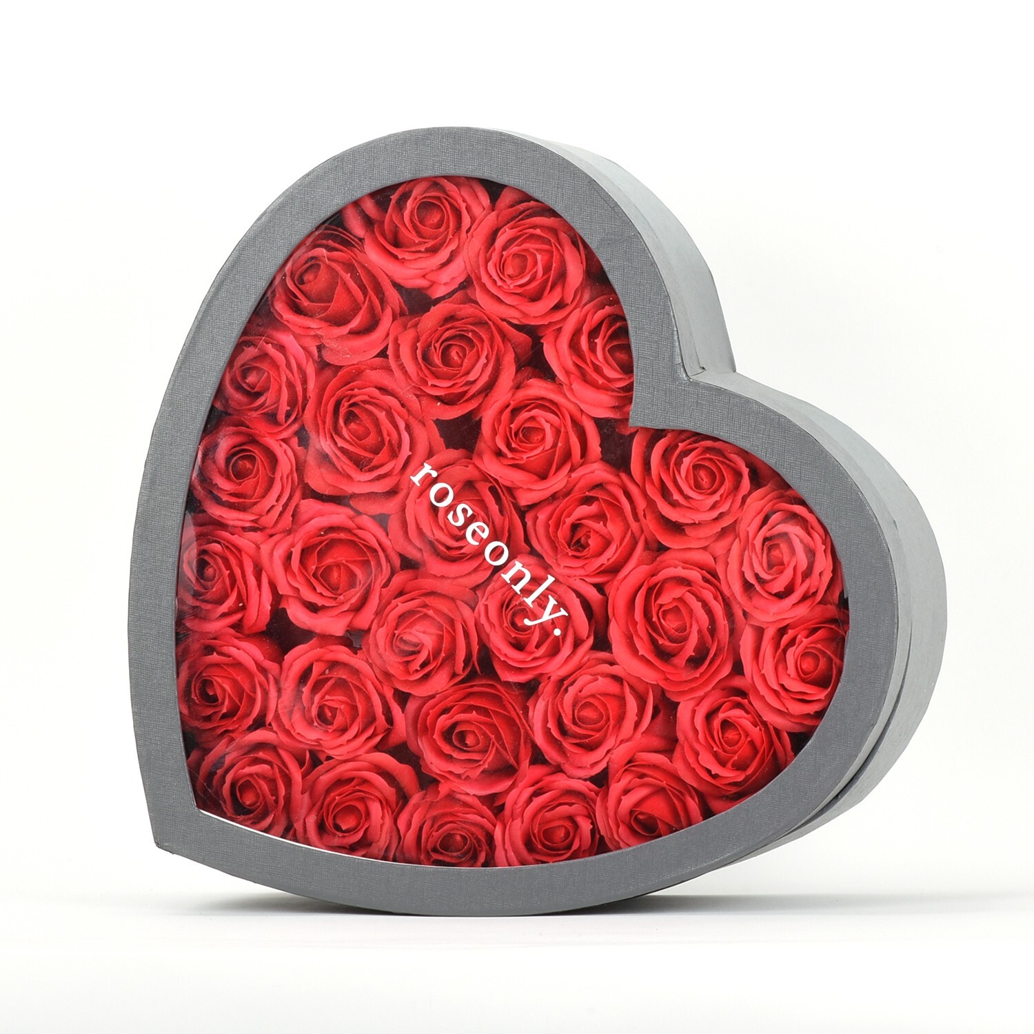 Valentine’s Day Gift Girlfriend Wife Rose Soap Flower Heart Shaped Box Love