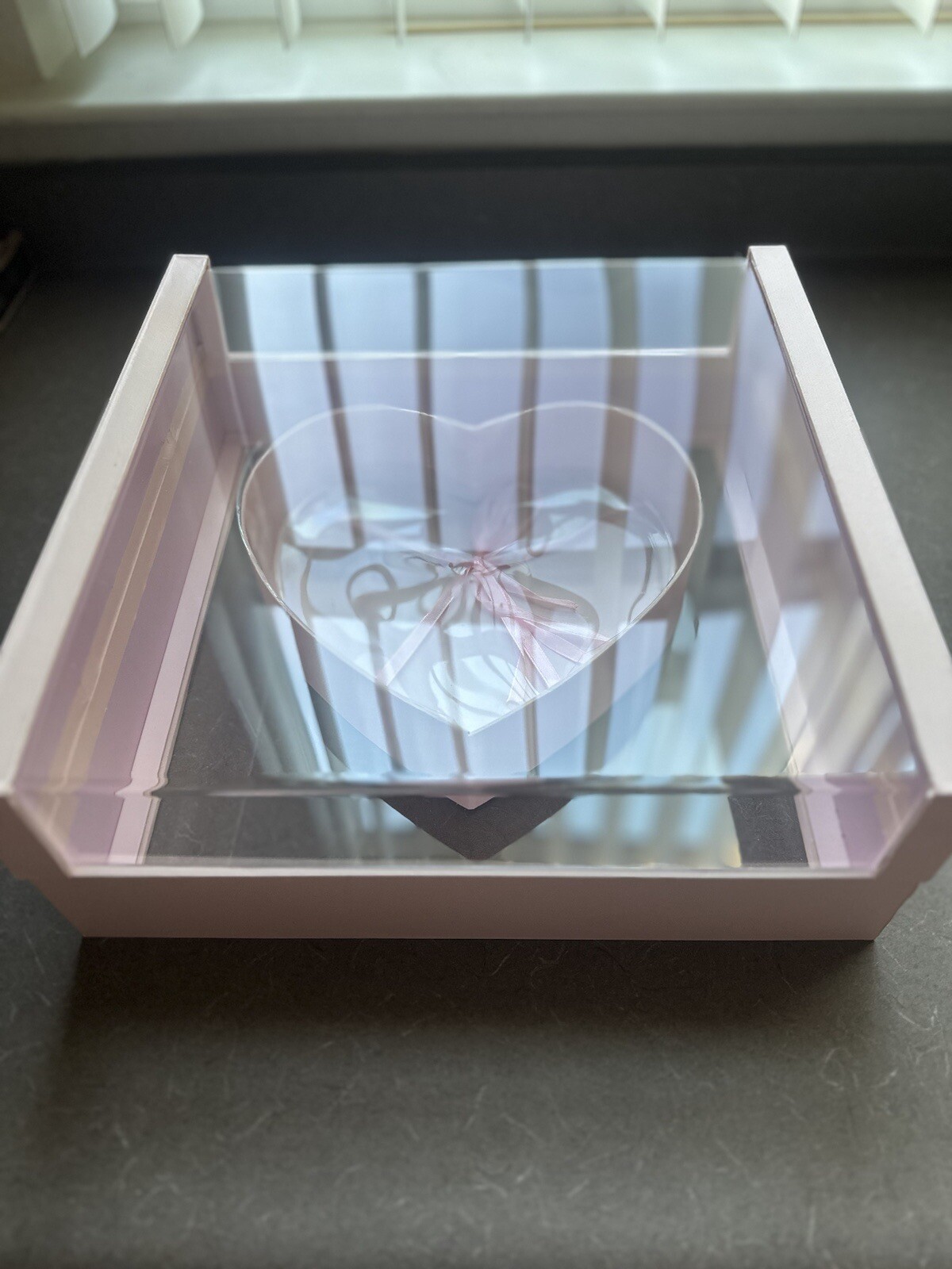 Premium Quality Heart Shape Flower Box, Floral Gift Box