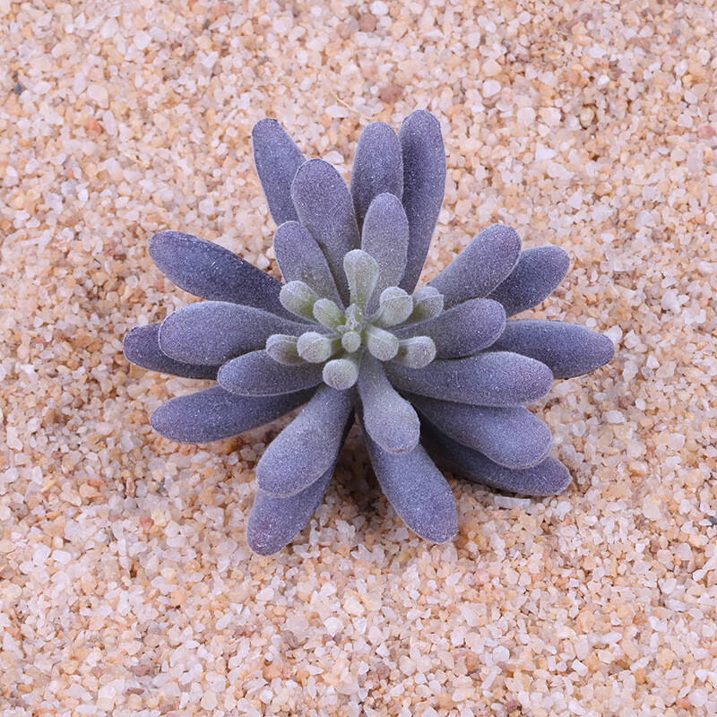 18 pcs PK Artificial Color Succulent Plants Unpotted Fake Lotus Plant Home Decor