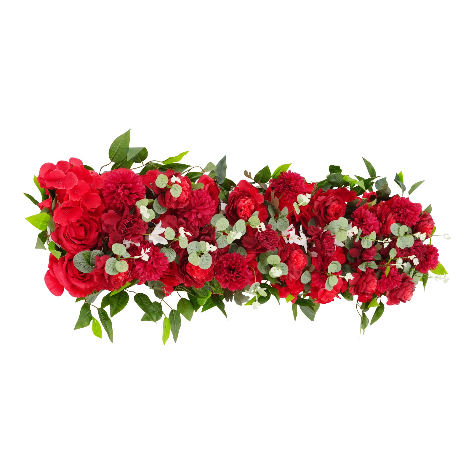 Artificial Flower Artificial Polyester Fibre Flowers Row 100*30cm for Home Decor