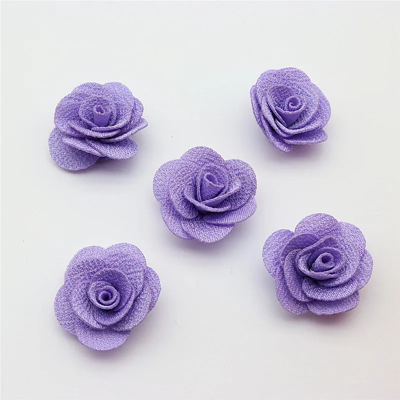 2.5cm 3.5CM Small Flower Clothing Headwear Accessories Three dimensional Flower