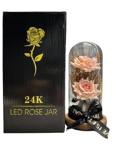 Preserved Rose Gifts for Women Forever Real Rose in Glass Dome Romantic Rose …