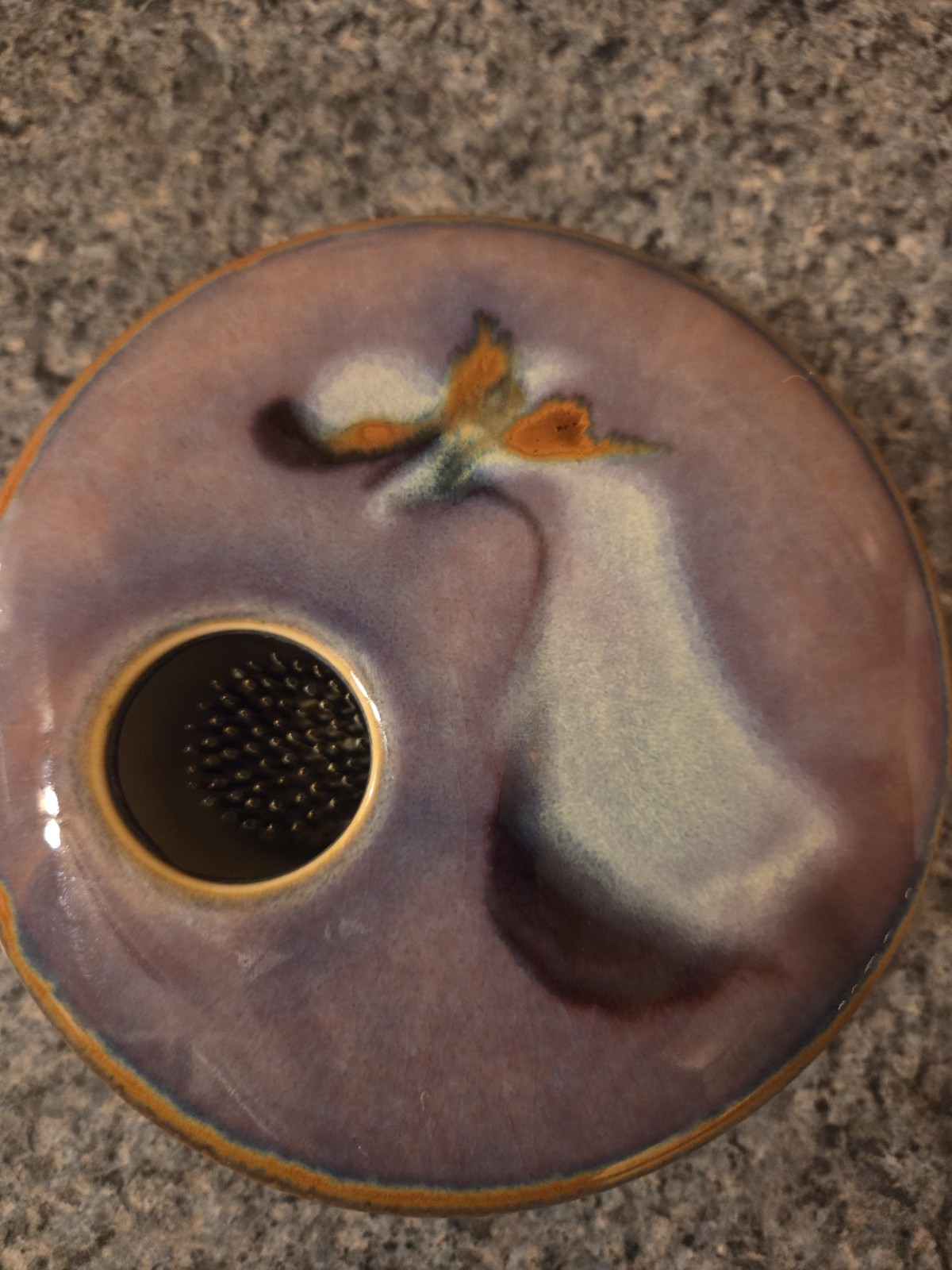 Georgetown Pottery Ikebana Japanese Flower Frog Vase