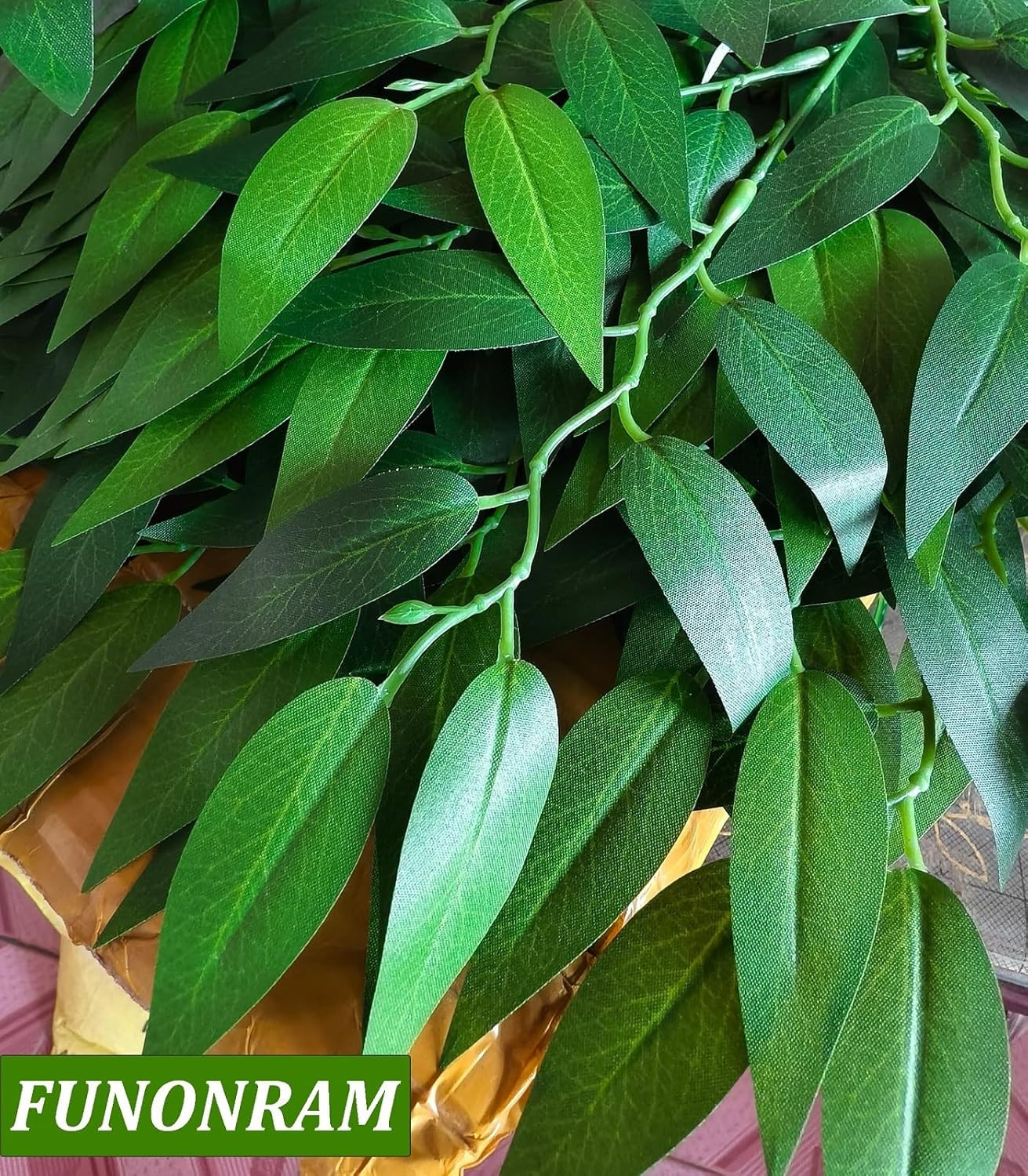 84Pcs Italian Ruscus Greenery Stems 23″ Artificial Silk Greenery Leaves for DIY