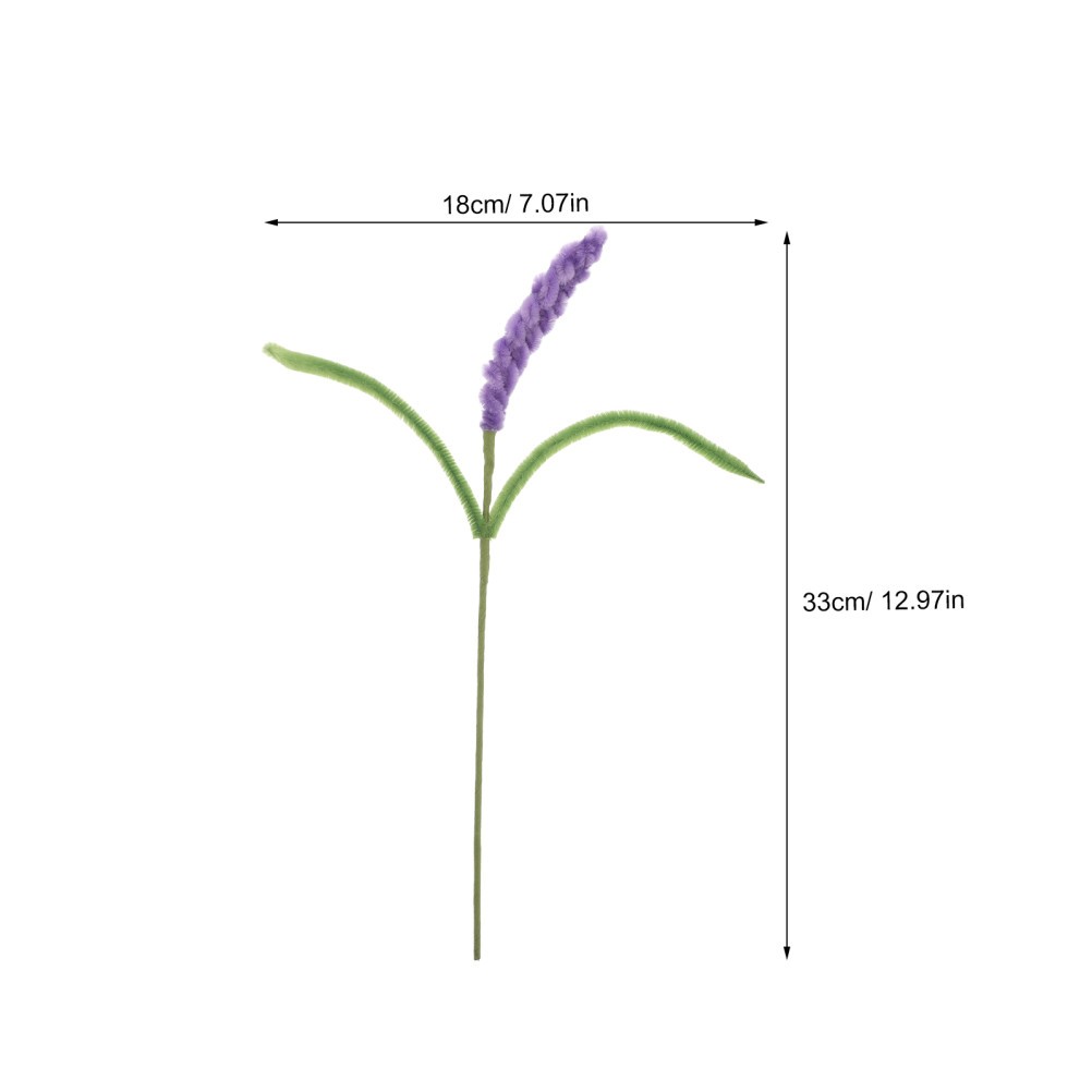 10Pcs Reusable Simulation Lavender Flower Bundles Purple for Party Centerpieces