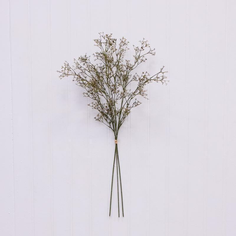Artificial Dried Rice Stem Bundle 3pcs Bendable Indoor Decor DIY Vases New