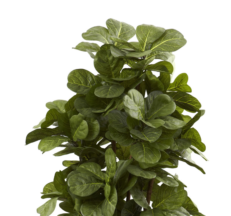 Fiddle Leaf Fig Tree Artificial Realistic Nearly Natural 6’ Home Garden Decor