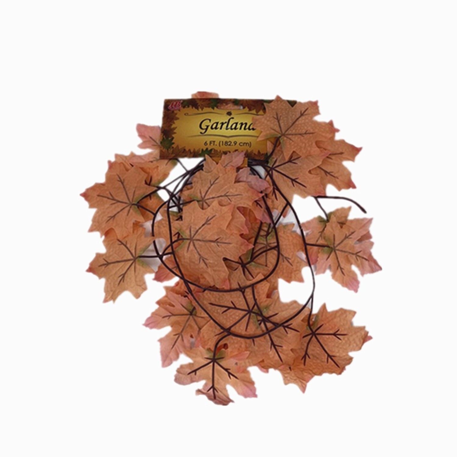 4 Pack Fall Garland Maple Leaf 6ft Foliage Mantle Vine Door Wall Decor Autumn