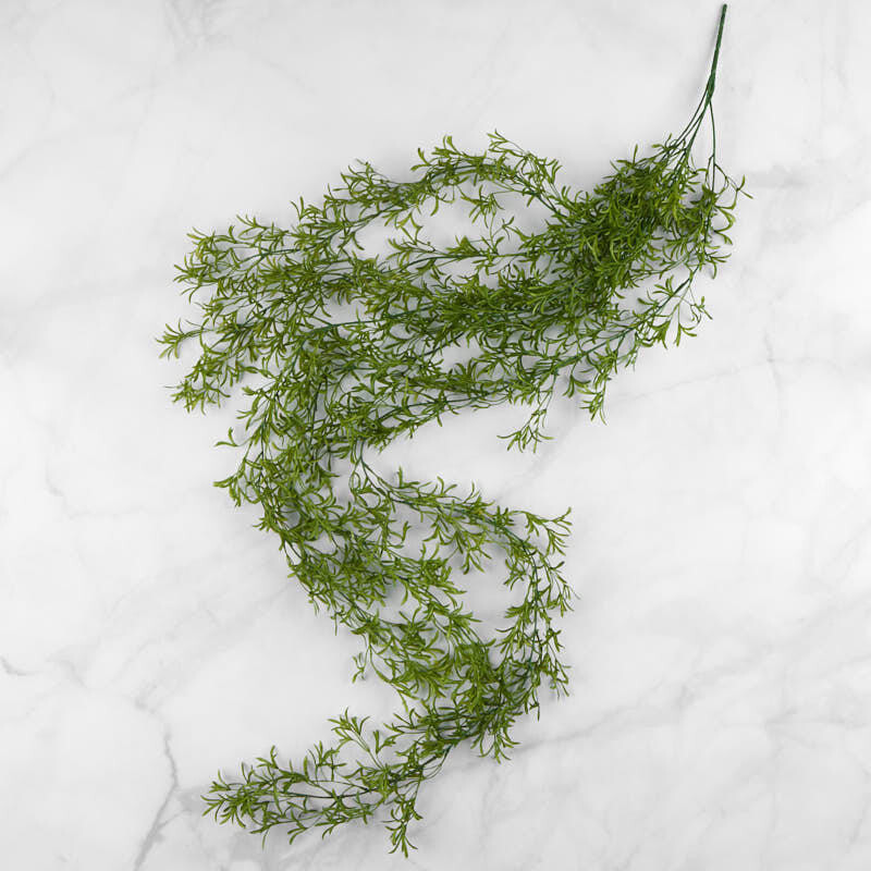 56″ Artificial Podocarpus Hanging Decorative Floral Bush