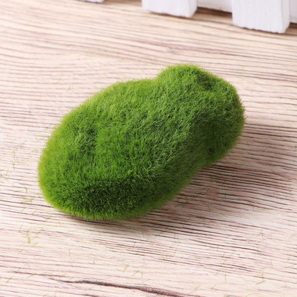 Artificial Rocks Balls Fuzzy Cover Stones Varying Sizes for Floral Pieces
