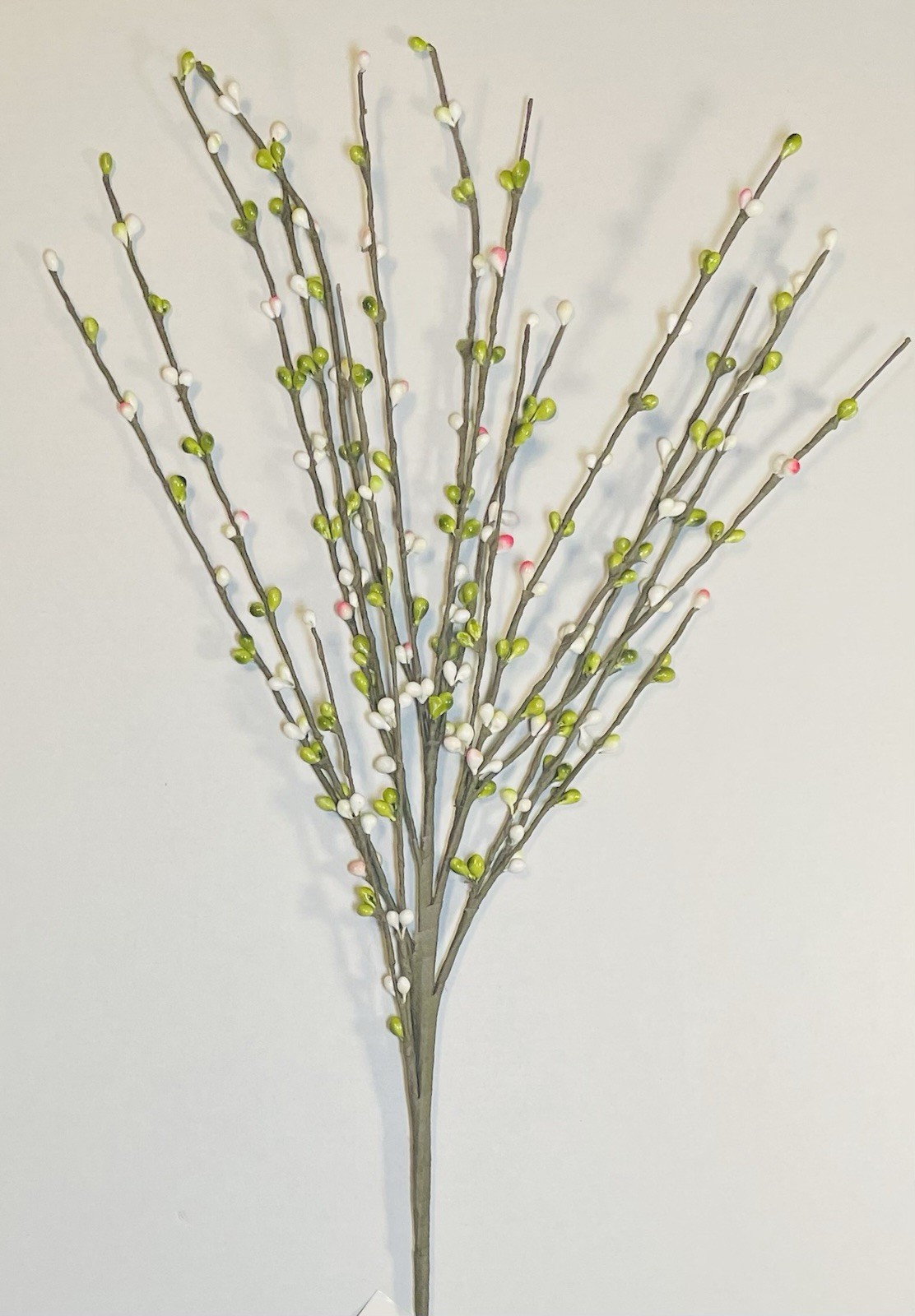 Pip Berry Spray For Floral Arrangements Green With White Pink 28” Stem Lot of 12