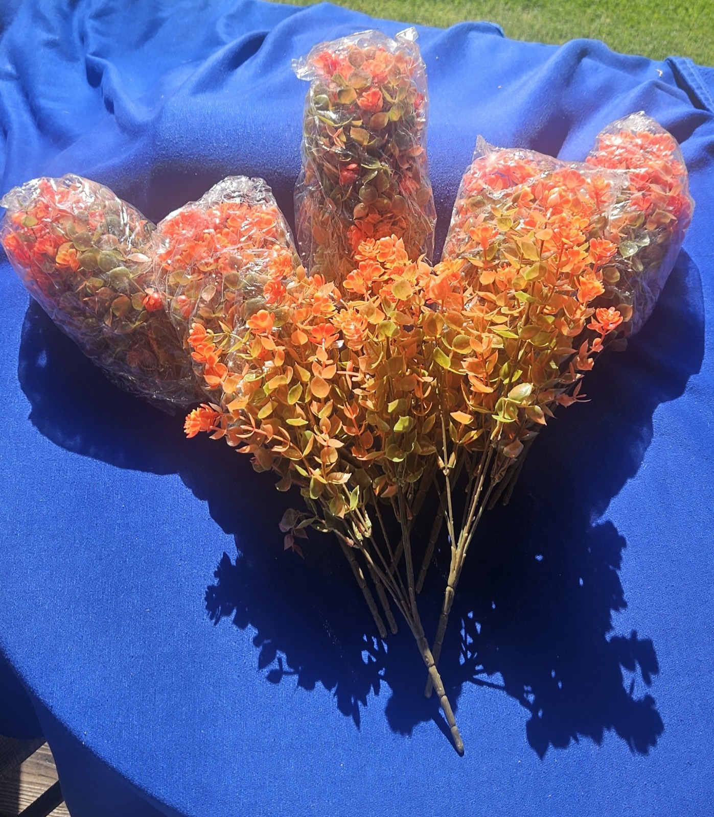 12 Bundle Fall Outdoor Artifical Flowers