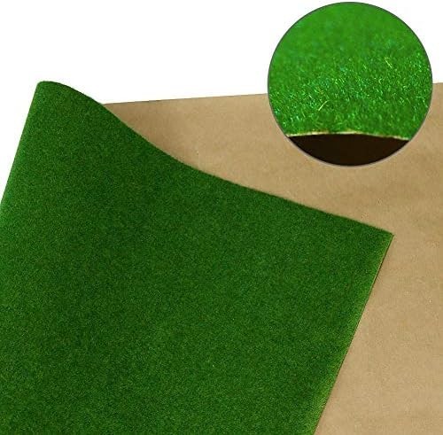 CP137 Artificial Model Grass Mat Trains Green 40X100Cm or 15.7 X 39 for Deco