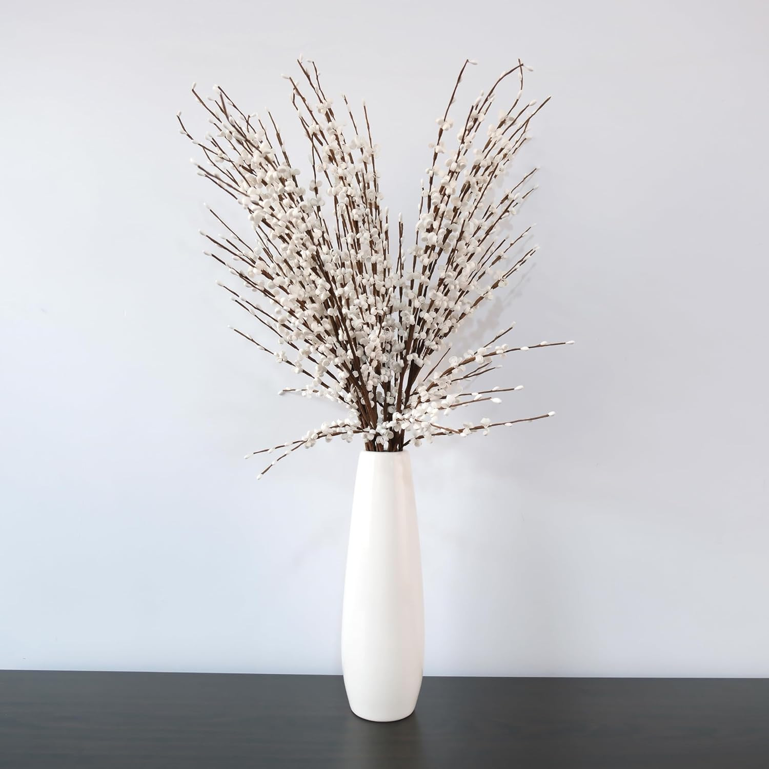 10 Pieces 29.5″ Long of Artificial Flowers Faux Jasmine Fake Flower Pussy Willow