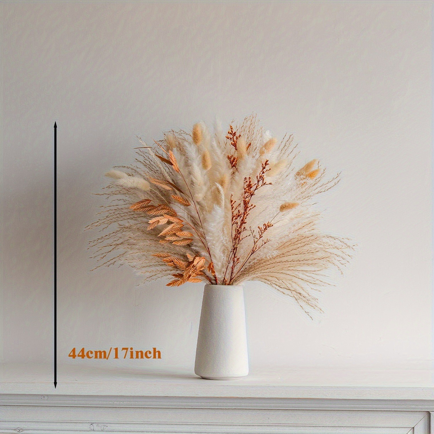 73Pcs Natural Pampas Grass Floral Decor Wedding Boho Home Table Indoor Decor