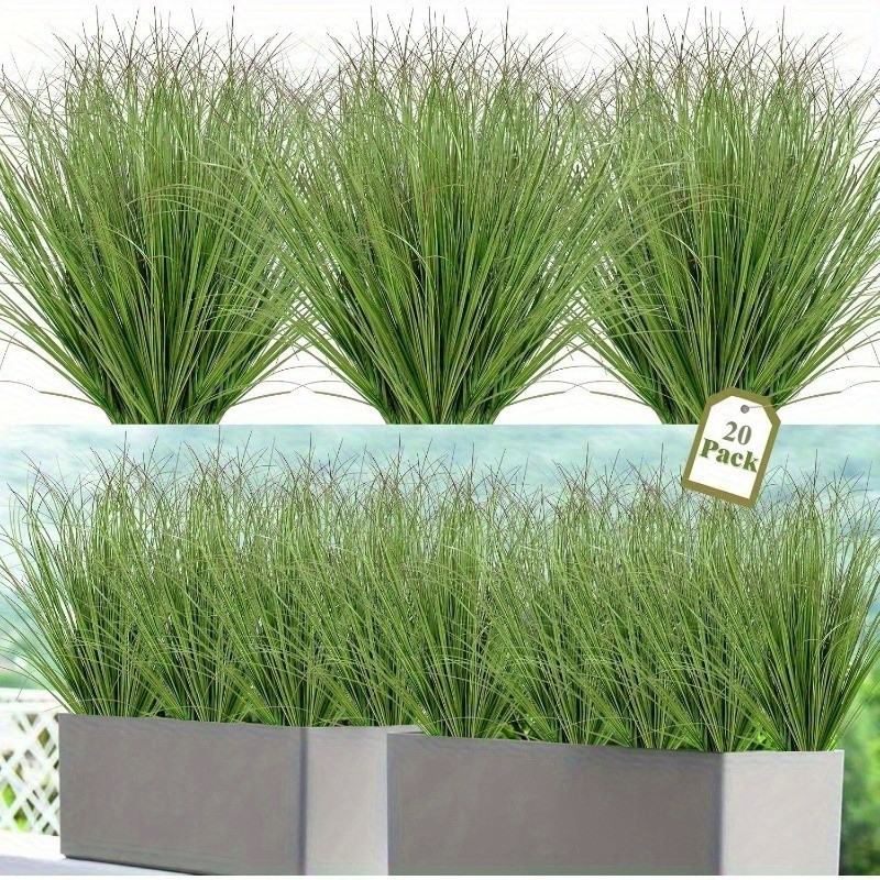 20Pack 70cm Artificial Onion Grass Plants Artificial Autumn Plants- High UV