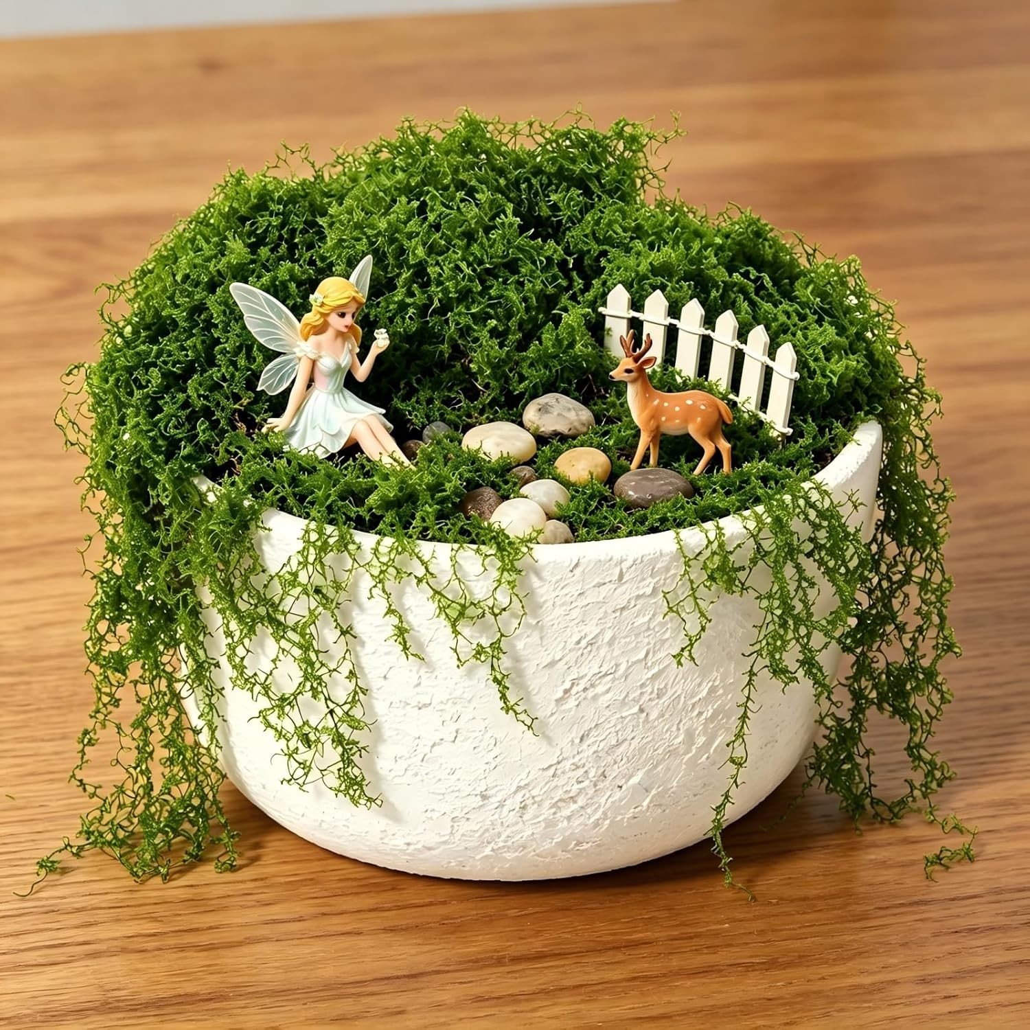 Odorless Green Moss for Creative DIY Projects – Indoor/Outdoor Use – 3.5oz