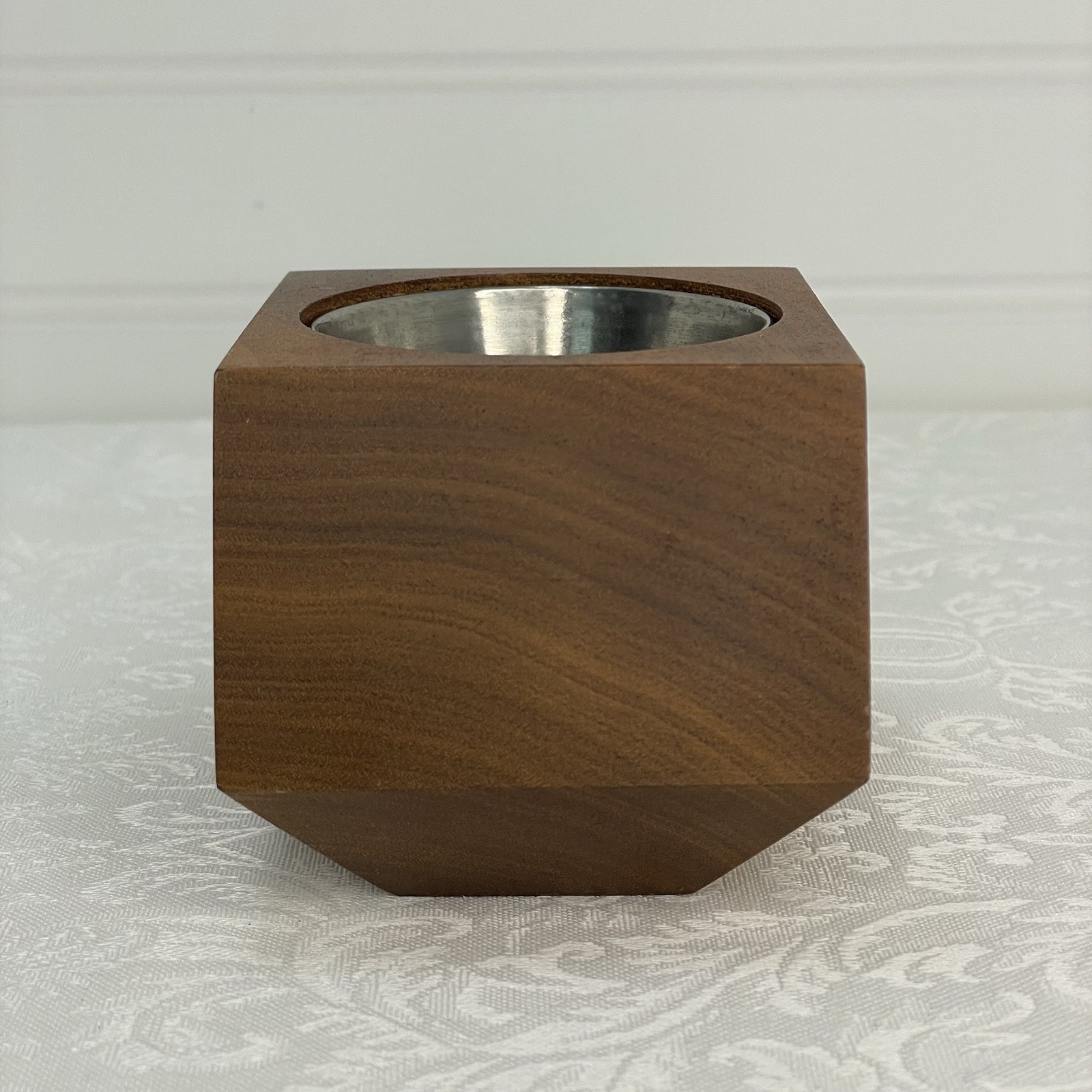 Revolution Design House Box Car Planter Walnut w/ Stainless Steel Planter Insert