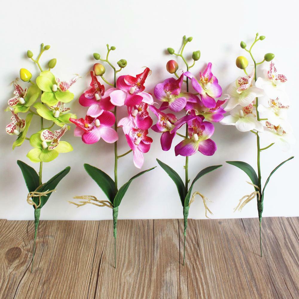 Artificial Butterfly Orchid Flowers Wedding Party Home Decor Fake Flower