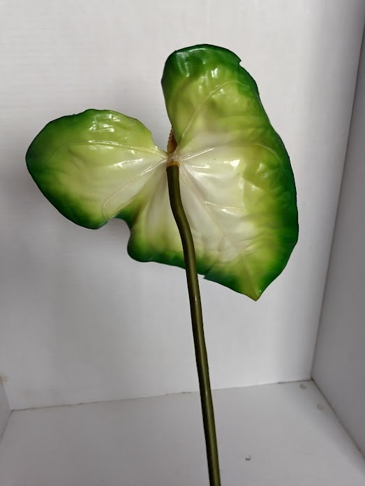 20″ Anthurium stem. Silk flower floral arrangements tropical Hawaiian flowers