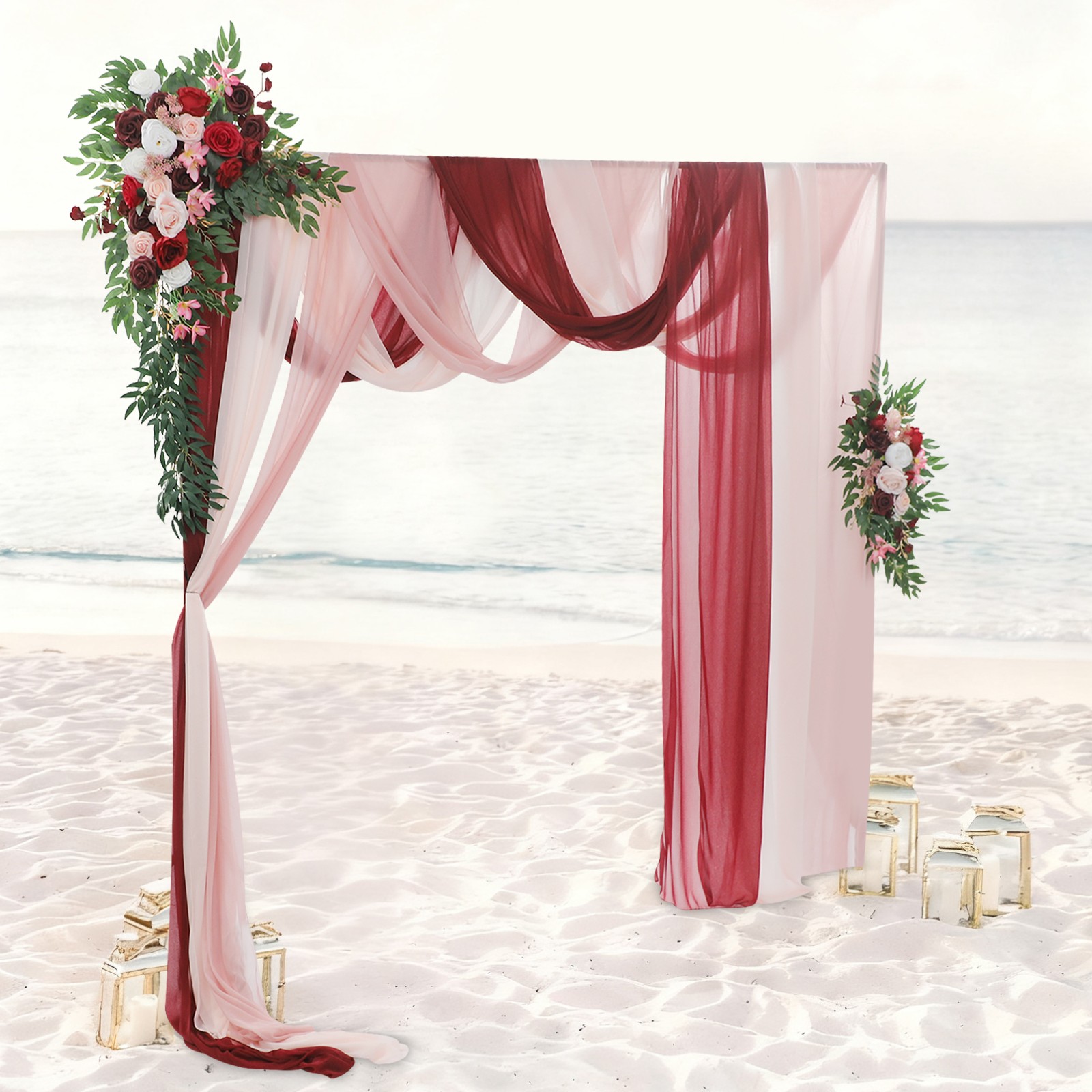 Decorative Artificial Flowers, Artificial Wedding Arch Flower Kit, Wedding Artif