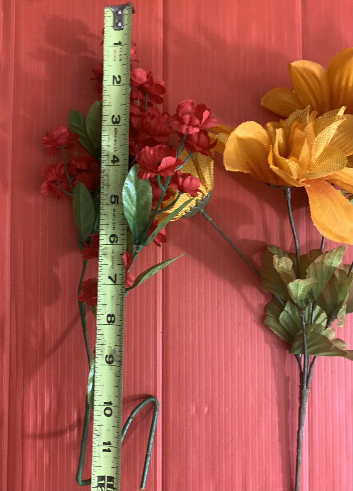 Artificial Flowers Silk Flowers Realistic Flowers (4) Pieces Set – Pre-Owned