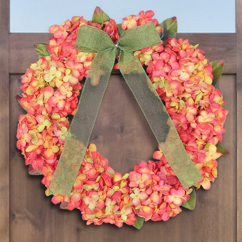 Artificial Seasonal Fall Autumn Wreath for Front Door or Porch