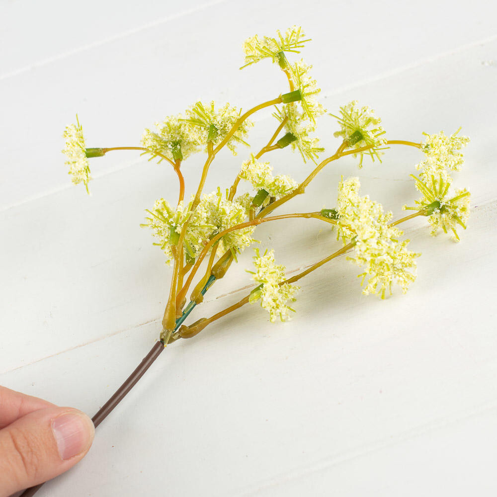 Bulk Lot of 24 Artificial Queen Anne’s Lace 10″ Stems