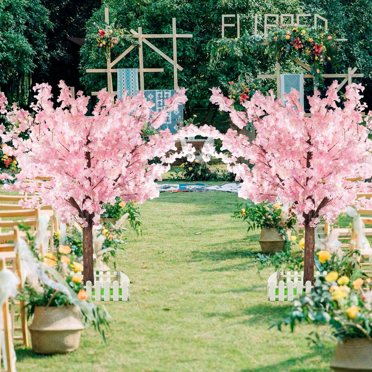 Handmade Pink Cherry Blossom Tree – Perfect for Weddings, Parties & Decor