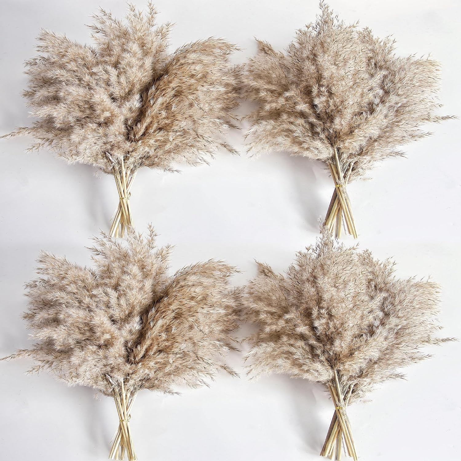 40 PCS Dried Pampas Grass Decor – Stylish Floor Vase Fillers & Wedding Accents