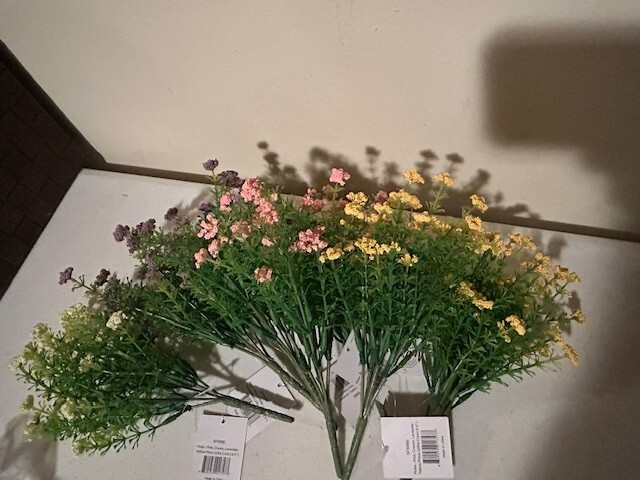 7 new flower bunches in different colors – SALE