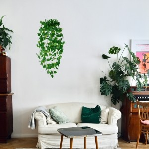 Fake Hanging Plants Vines(2pcs)for Room Decor, Artificial Ivy Greenery Garlands