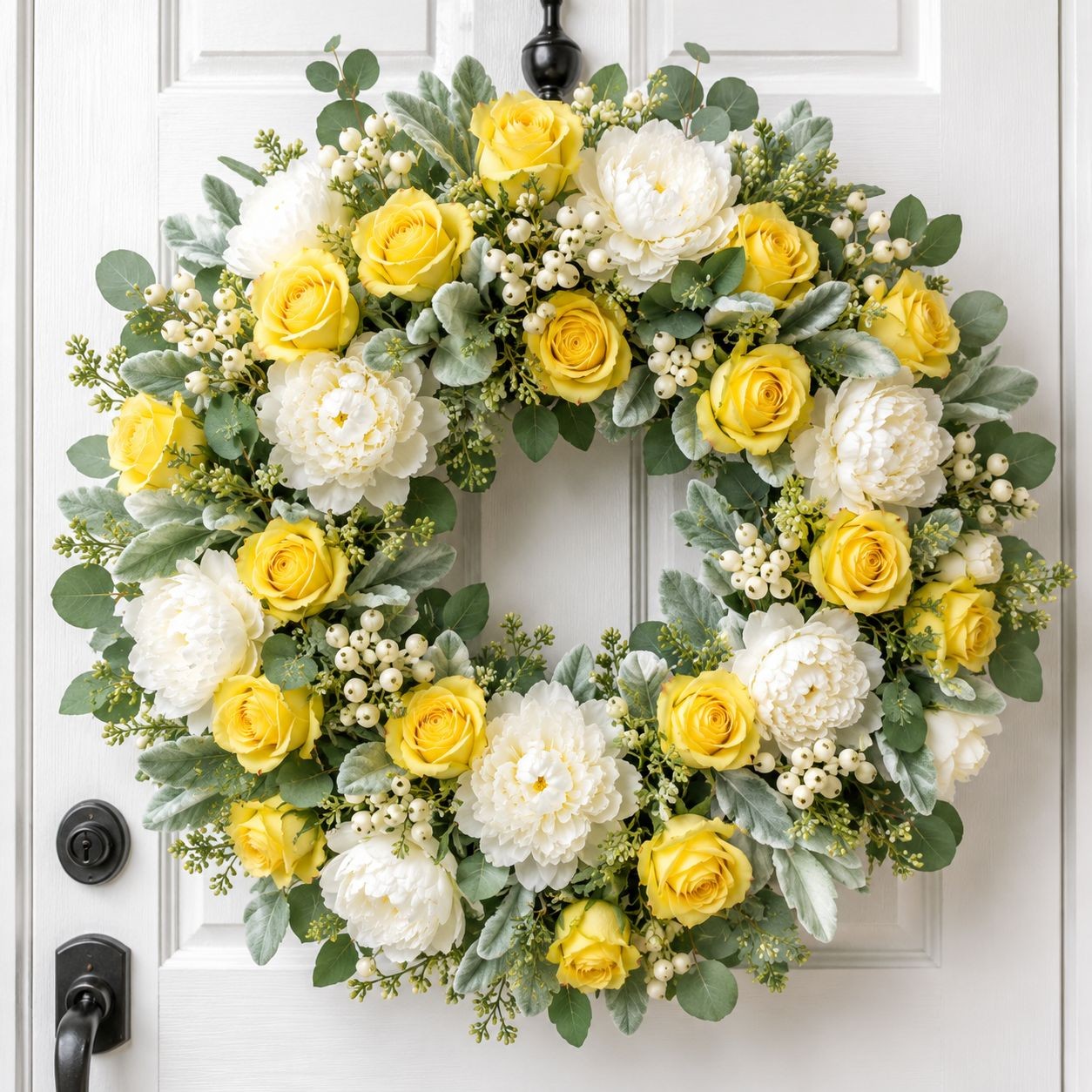 Yellow Artificial Roses 12 Stems Faux Silk Rose Bouquet Small Roses Wedding Flow