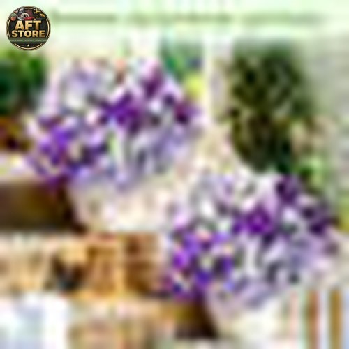 Primrue 12PCS UV Resistant Artificial Outdoor Flowers – Realistic Silk Plants