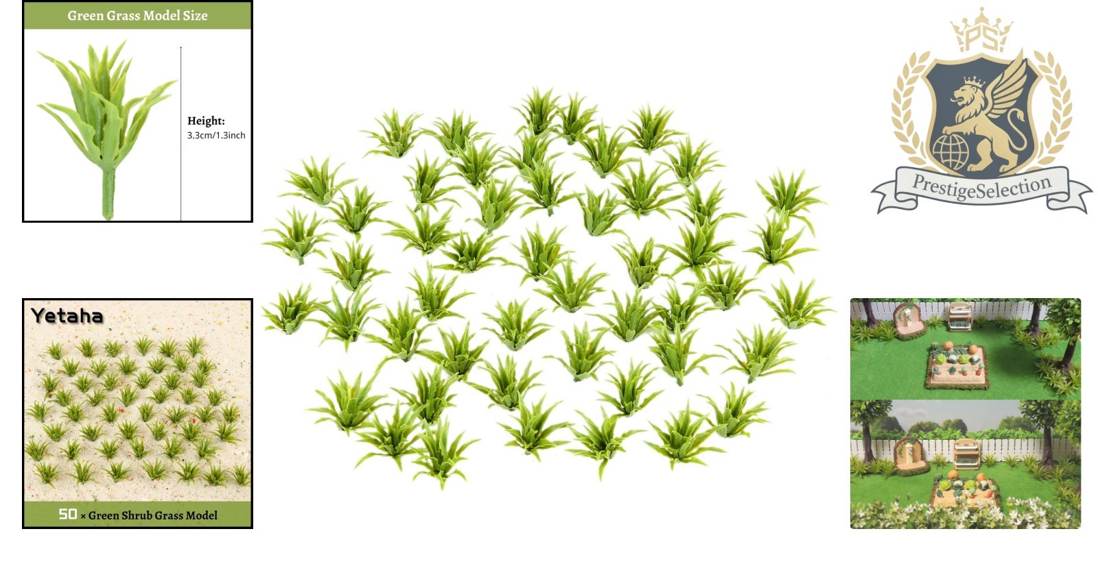 High-Quality 50pcs Artificial Plants – Ideal for Gardens & Model Landscapes