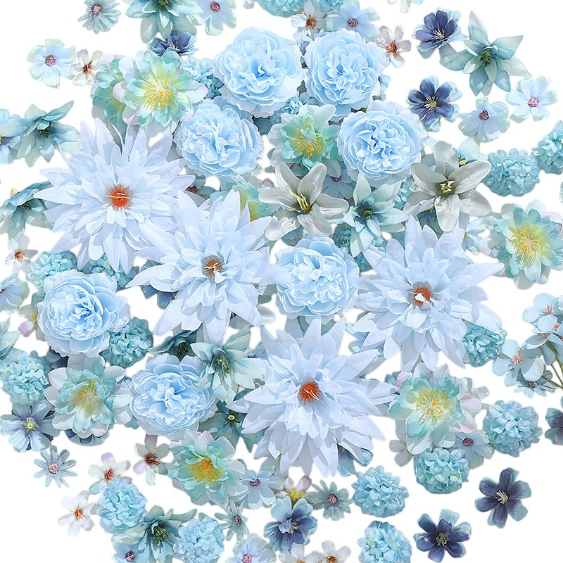 Mix Artificial Flowers Rose Wedding Valentine’s DIY Craft Gifts Home Decor NEW